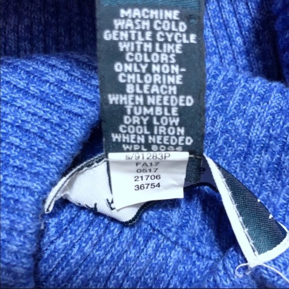 Karen Scott Petite Mock Neck Sweater Size Medium - Picture 4 of 6